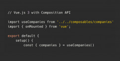 Laravel 8 + Vue.js 3 CRUD with Composition API