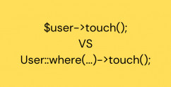 New in Laravel 9.25: touch() on Query Builder