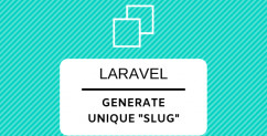 Generate Slug Keyword from Title: Laravel + AJAX