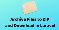 How to Create ZIP Archive with Files And Download it in Laravel