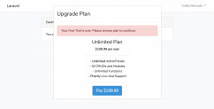 Laravel SaaS: Free Trial Implementation