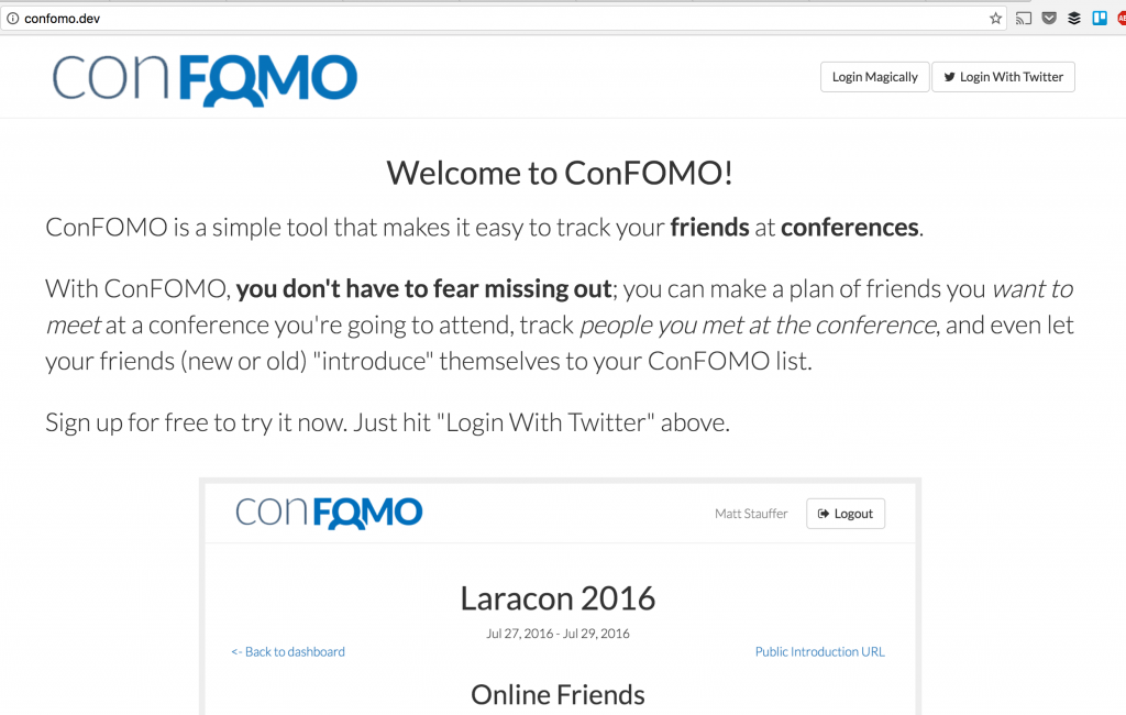 confomo homepage