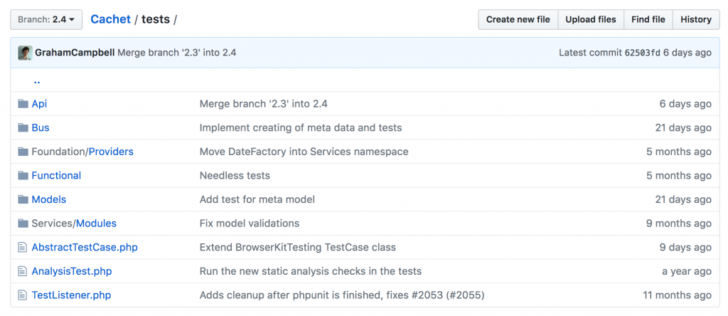 cachet tests